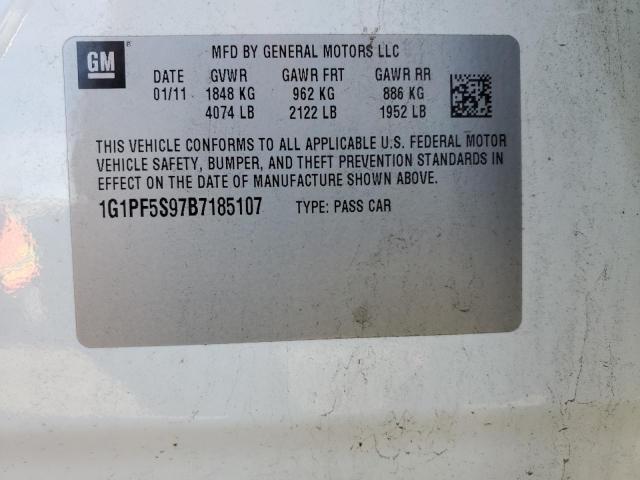 Photo 11 VIN: 1G1PF5S97B7185107 - CHEVROLET CRUZE 