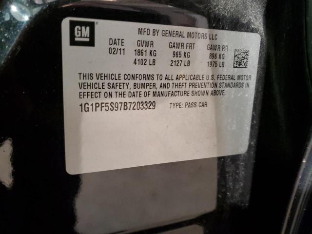 Photo 11 VIN: 1G1PF5S97B7203329 - CHEVROLET CRUZE 