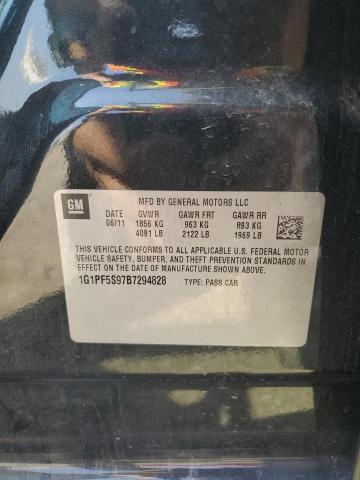 Photo 11 VIN: 1G1PF5S97B7294828 - CHEVROLET CRUZE LT 