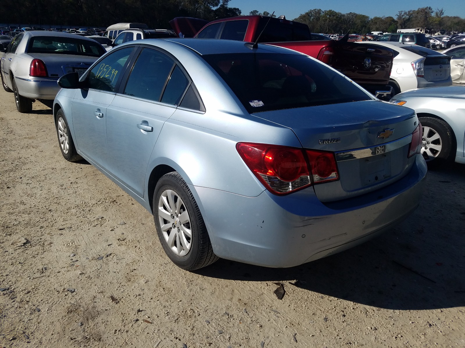 Photo 2 VIN: 1G1PF5S98B7303455 - CHEVROLET CRUZE LT 