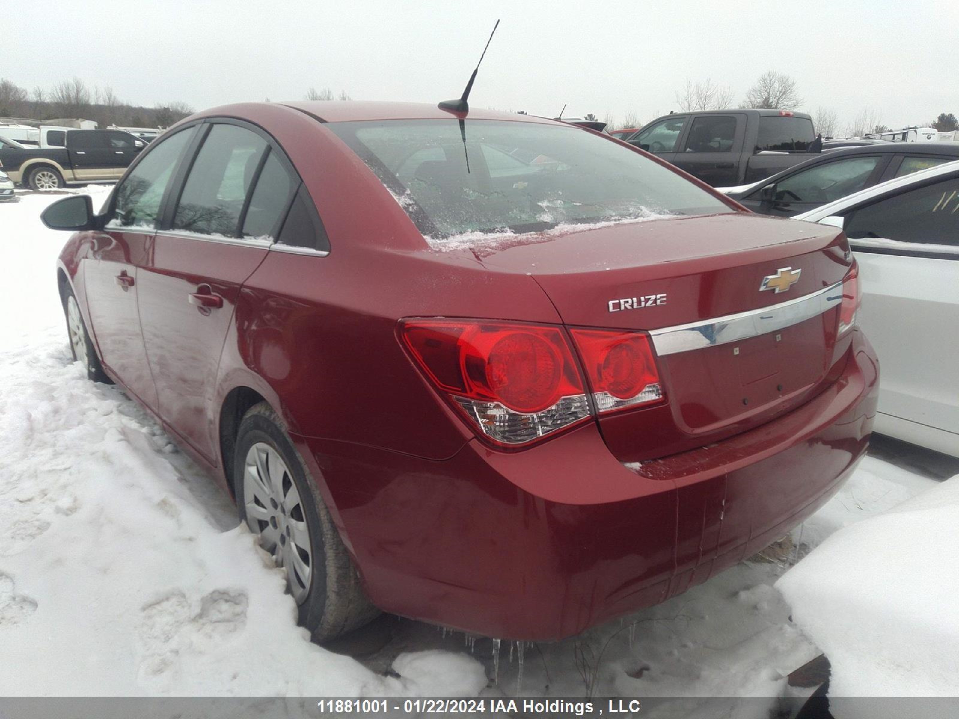 Photo 2 VIN: 1G1PF5S99B7265539 - CHEVROLET CRUZE 