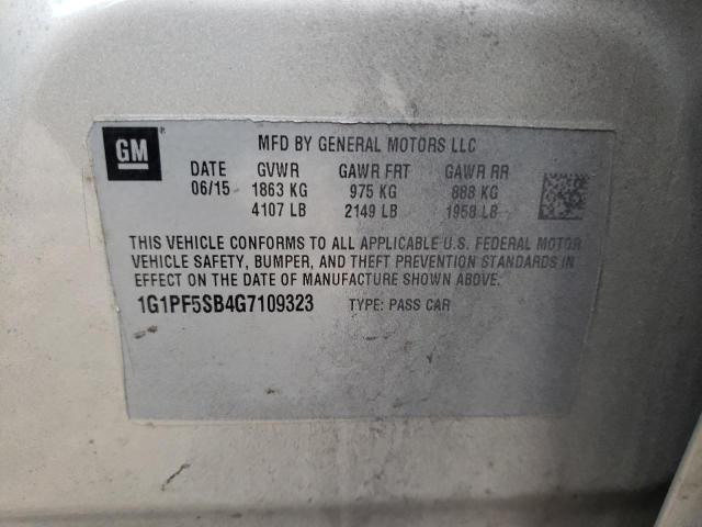 Photo 9 VIN: 1G1PF5SB4G7109323 - CHEVROLET CRUZE LIMI 