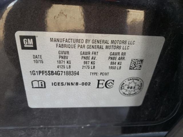 Photo 12 VIN: 1G1PF5SB4G7188394 - CHEVROLET CRUZE 