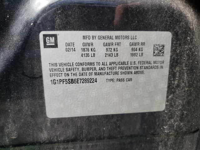 Photo 9 VIN: 1G1PF5SB6E7289224 - CHEVROLET CRUZE LT 