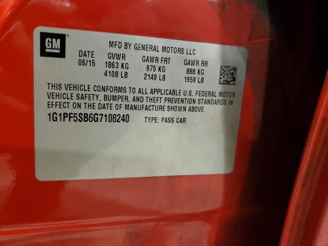 Photo 11 VIN: 1G1PF5SB6G7108240 - CHEVROLET CRUZE LIMI 