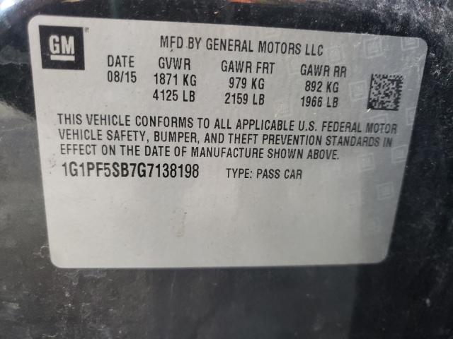 Photo 9 VIN: 1G1PF5SB7G7138198 - CHEVROLET CRUZE LIMI 