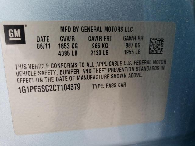 Photo 12 VIN: 1G1PF5SC2C7104379 - CHEVROLET CRUZE 