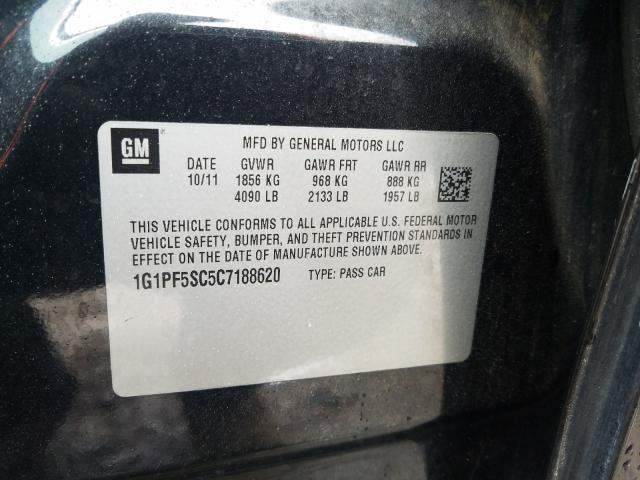 Photo 9 VIN: 1G1PF5SC5C7188620 - CHEVROLET CRUZE 