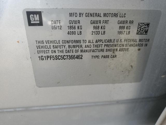 Photo 11 VIN: 1G1PF5SC5C7366462 - CHEVROLET CRUZE 