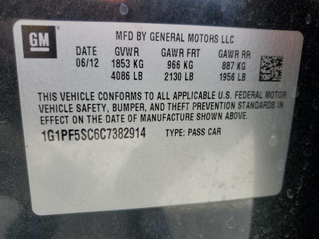 Photo 11 VIN: 1G1PF5SC6C7382914 - CHEVROLET CRUZE 