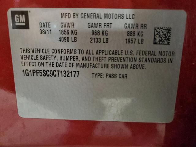 Photo 11 VIN: 1G1PF5SC9C7132177 - CHEVROLET CRUZE LT 