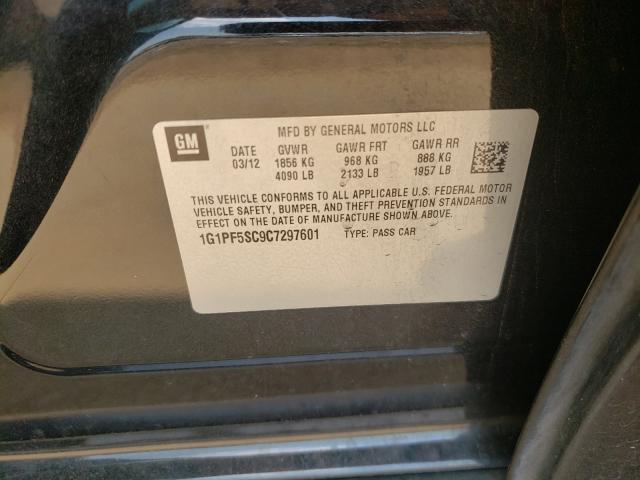 Photo 9 VIN: 1G1PF5SC9C7297601 - CHEVROLET CRUZE LT 