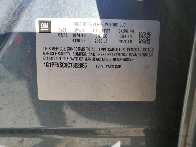 Photo 12 VIN: 1G1PF5SC9C7352886 - CHEVROLET CRUZE 