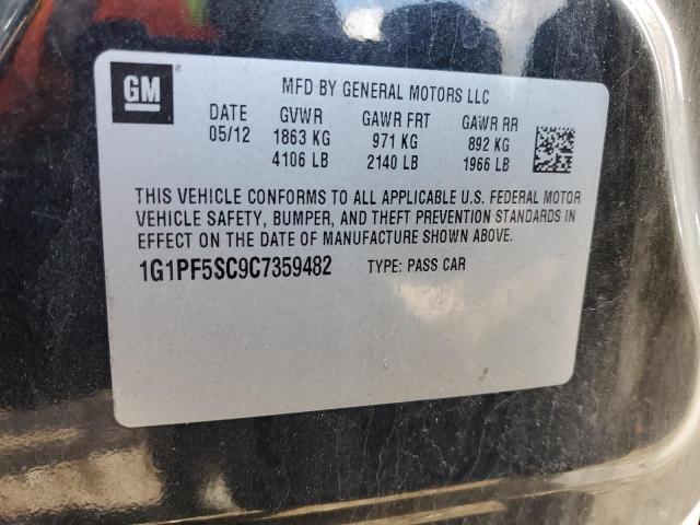 Photo 11 VIN: 1G1PF5SC9C7359482 - CHEVROLET CRUZE 