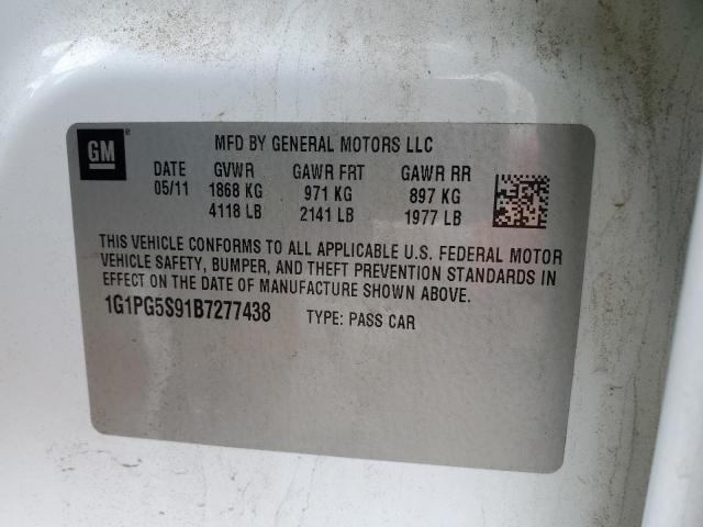 Photo 11 VIN: 1G1PG5S91B7277438 - CHEVROLET CRUZE LT 