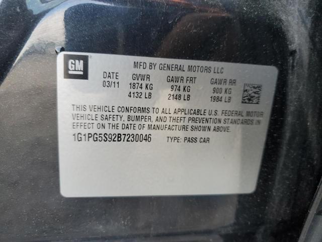 Photo 11 VIN: 1G1PG5S92B7230046 - CHEVROLET CRUZE 