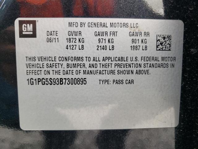 Photo 11 VIN: 1G1PG5S93B7300895 - CHEVROLET CRUZE 