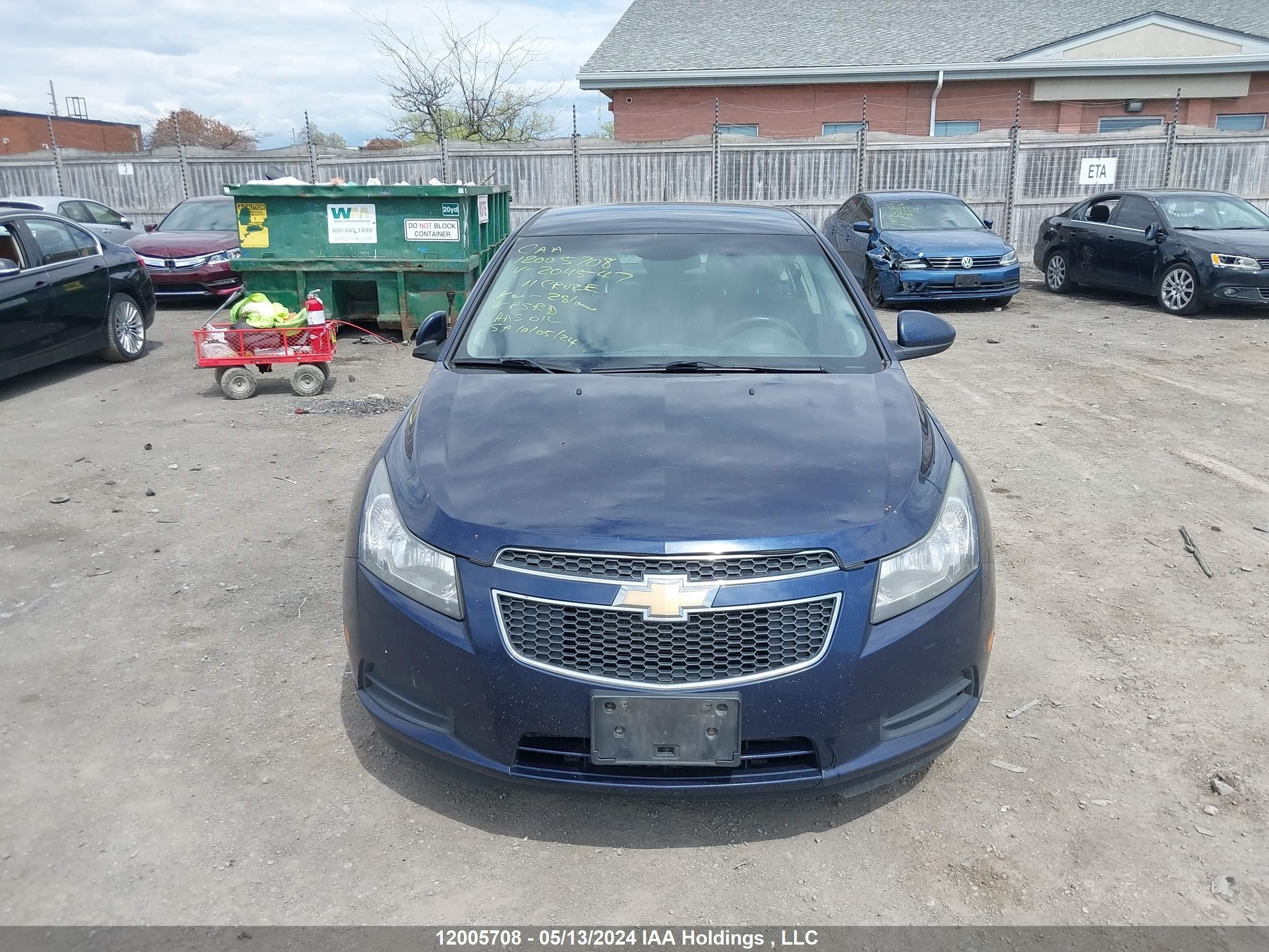 Photo 11 VIN: 1G1PG5S94B7204547 - CHEVROLET CRUZE 