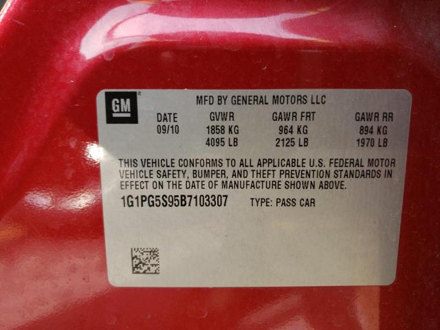 Photo 9 VIN: 1G1PG5S95B7103307 - CHEVROLET CRUZE LT 