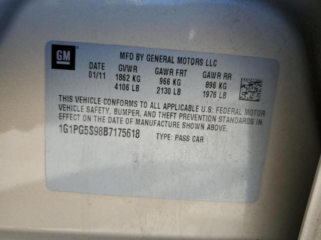 Photo 11 VIN: 1G1PG5S98B7175618 - CHEVROLET CRUZE 