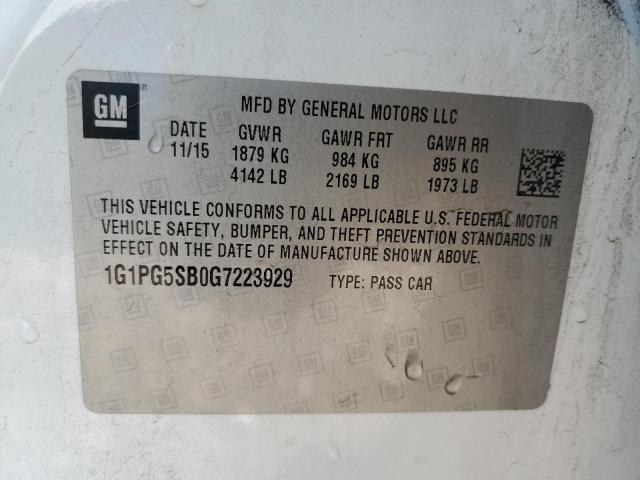 Photo 9 VIN: 1G1PG5SB0G7223929 - CHEVROLET CRUZE LIMI 