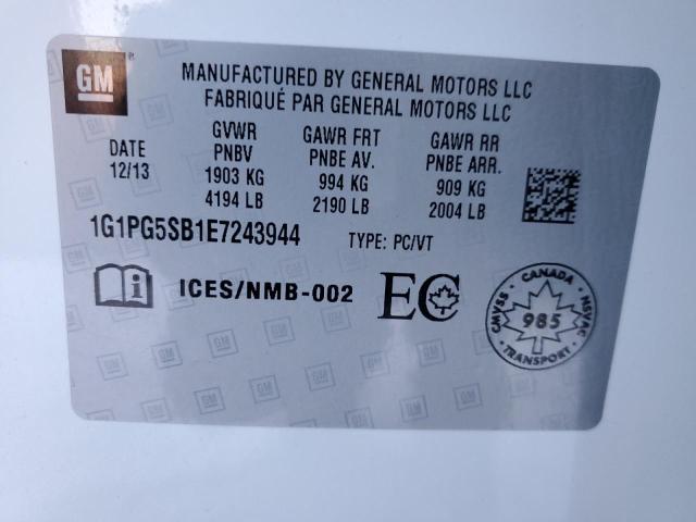 Photo 11 VIN: 1G1PG5SB1E7243944 - CHEVROLET CRUZE 