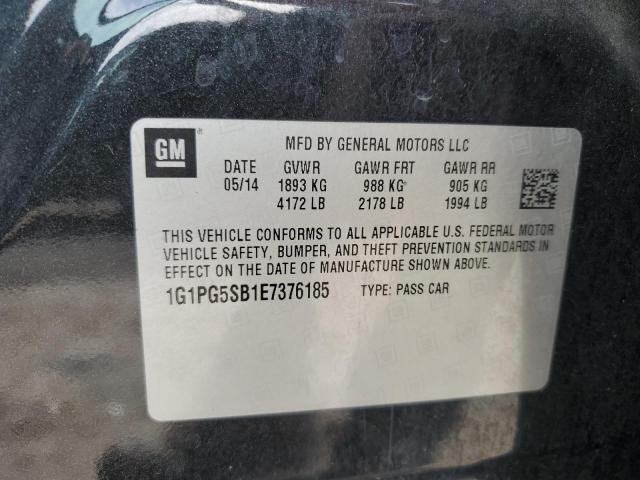 Photo 11 VIN: 1G1PG5SB1E7376185 - CHEVROLET CRUZE LTZ 