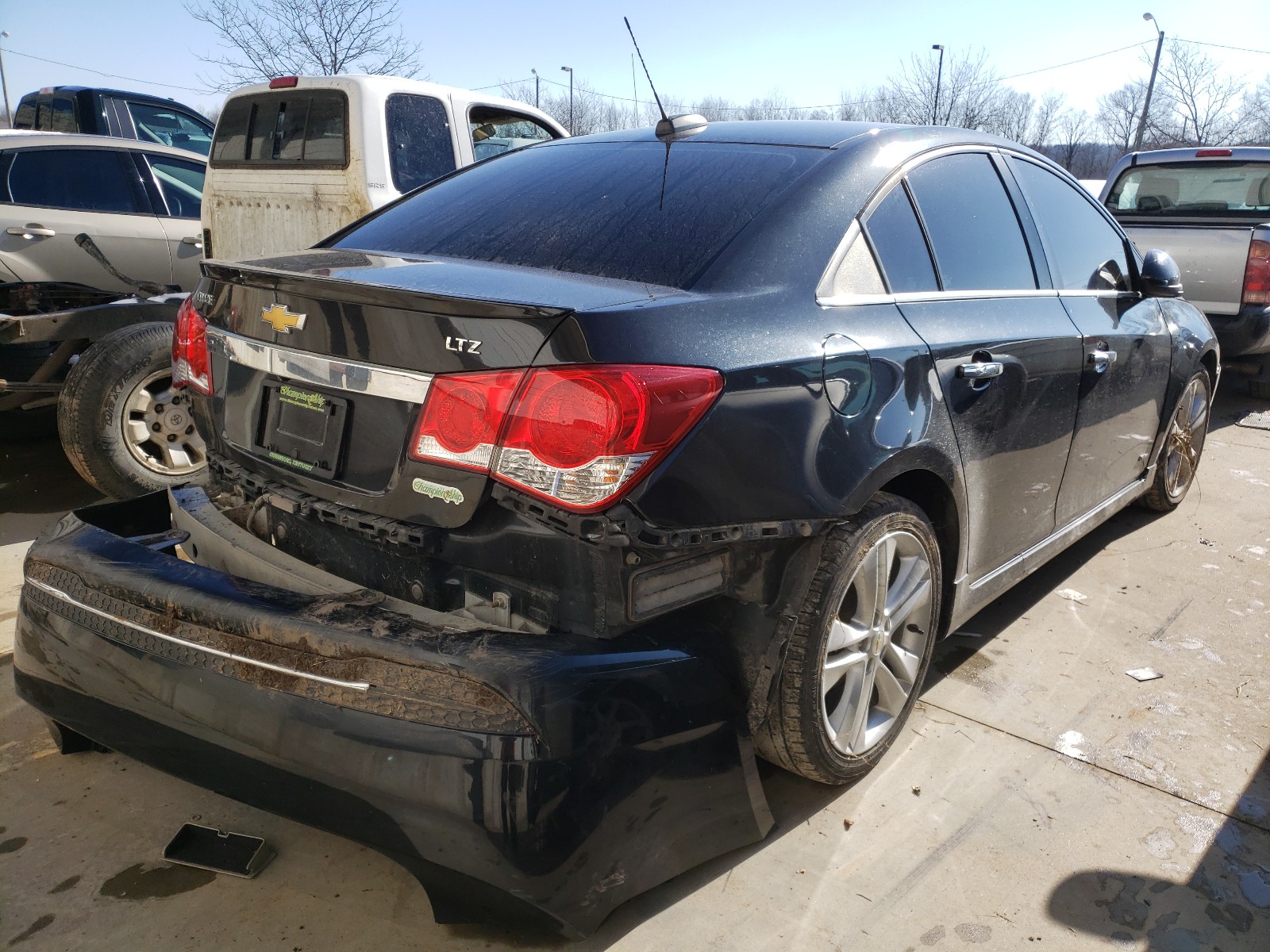 Photo 3 VIN: 1G1PG5SB1F7259675 - CHEVROLET CRUZE LTZ 