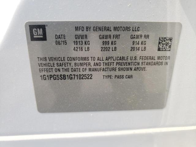 Photo 11 VIN: 1G1PG5SB1G7102522 - CHEVROLET CRUZE LIMI 