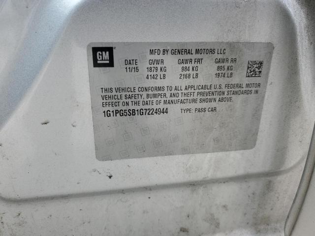 Photo 11 VIN: 1G1PG5SB1G7224944 - CHEVROLET CRUZE LIMI 