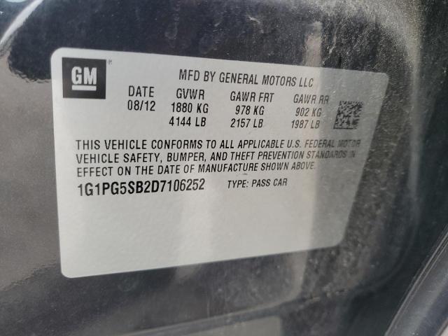 Photo 11 VIN: 1G1PG5SB2D7106252 - CHEVROLET CRUZE LTZ 