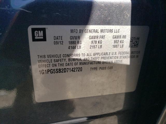 Photo 11 VIN: 1G1PG5SB2D7142720 - CHEVROLET CRUZE LTZ 