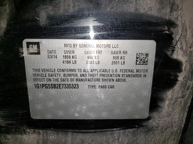 Photo 9 VIN: 1G1PG5SB2E7335323 - CHEVROLET CRUZE LTZ 