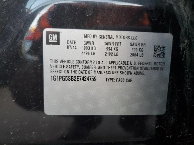 Photo 12 VIN: 1G1PG5SB2E7424759 - CHEVROLET CRUZE 