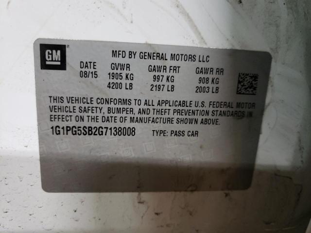 Photo 11 VIN: 1G1PG5SB2G7138008 - CHEVROLET CRUZE LIMI 