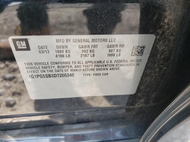 Photo 9 VIN: 1G1PG5SB3D7266348 - CHEVROLET CRUZE LTZ 