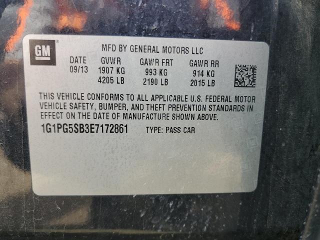 Photo 9 VIN: 1G1PG5SB3E7172861 - CHEVROLET CRUZE LTZ 