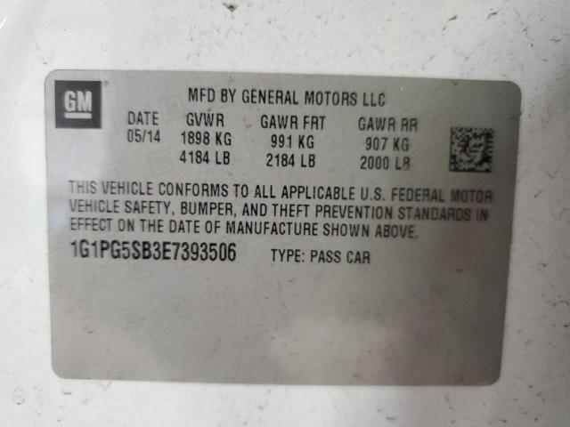 Photo 11 VIN: 1G1PG5SB3E7393506 - CHEVROLET CRUZE 