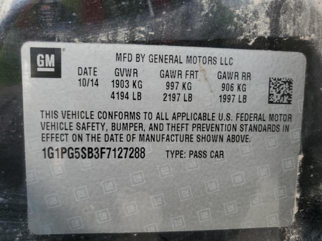 Photo 11 VIN: 1G1PG5SB3F7127288 - CHEVROLET CRUZE LTZ 