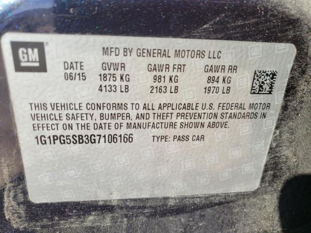 Photo 11 VIN: 1G1PG5SB3G7106166 - CHEVROLET CRUZE LIMI 