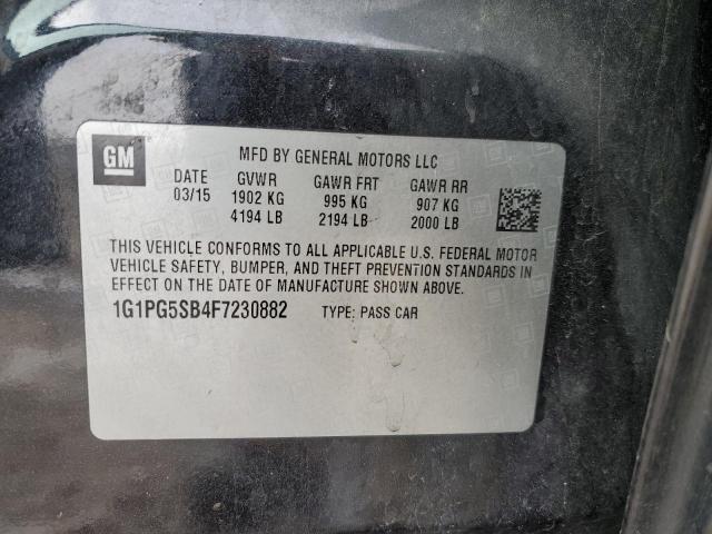 Photo 11 VIN: 1G1PG5SB4F7230882 - CHEVROLET CRUZE LTZ 