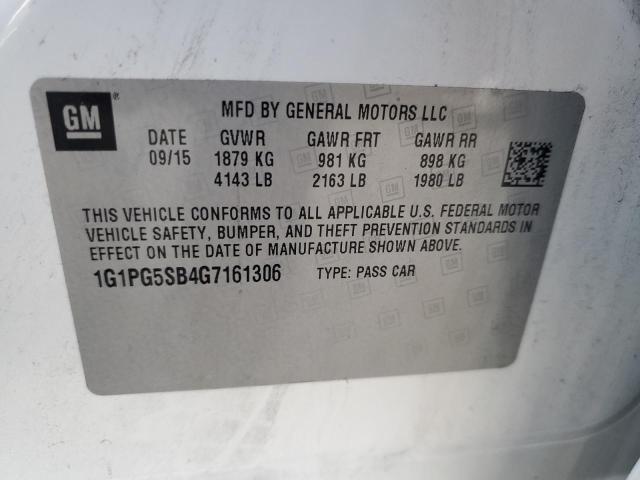 Photo 11 VIN: 1G1PG5SB4G7161306 - CHEVROLET CRUZE LIMI 