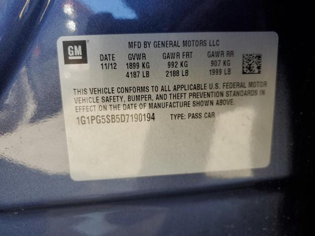 Photo 11 VIN: 1G1PG5SB5D7190194 - CHEVROLET CRUZE 