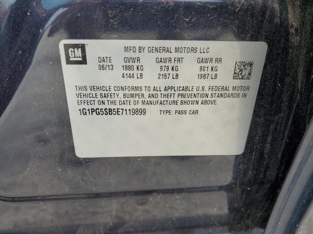 Photo 12 VIN: 1G1PG5SB5E7119899 - CHEVROLET CRUZE LTZ 