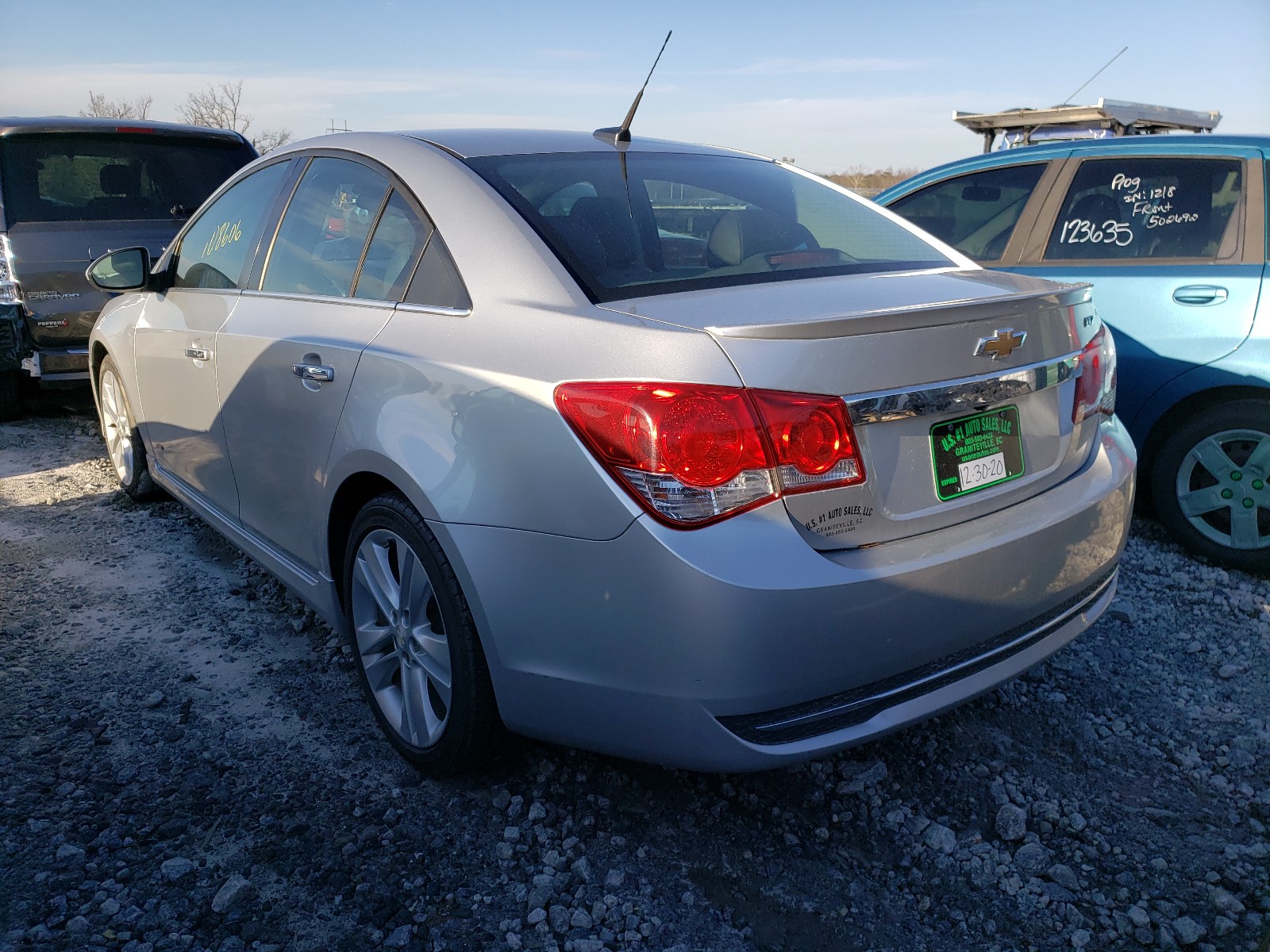 Photo 2 VIN: 1G1PG5SB5E7321819 - CHEVROLET CRUZE LTZ 