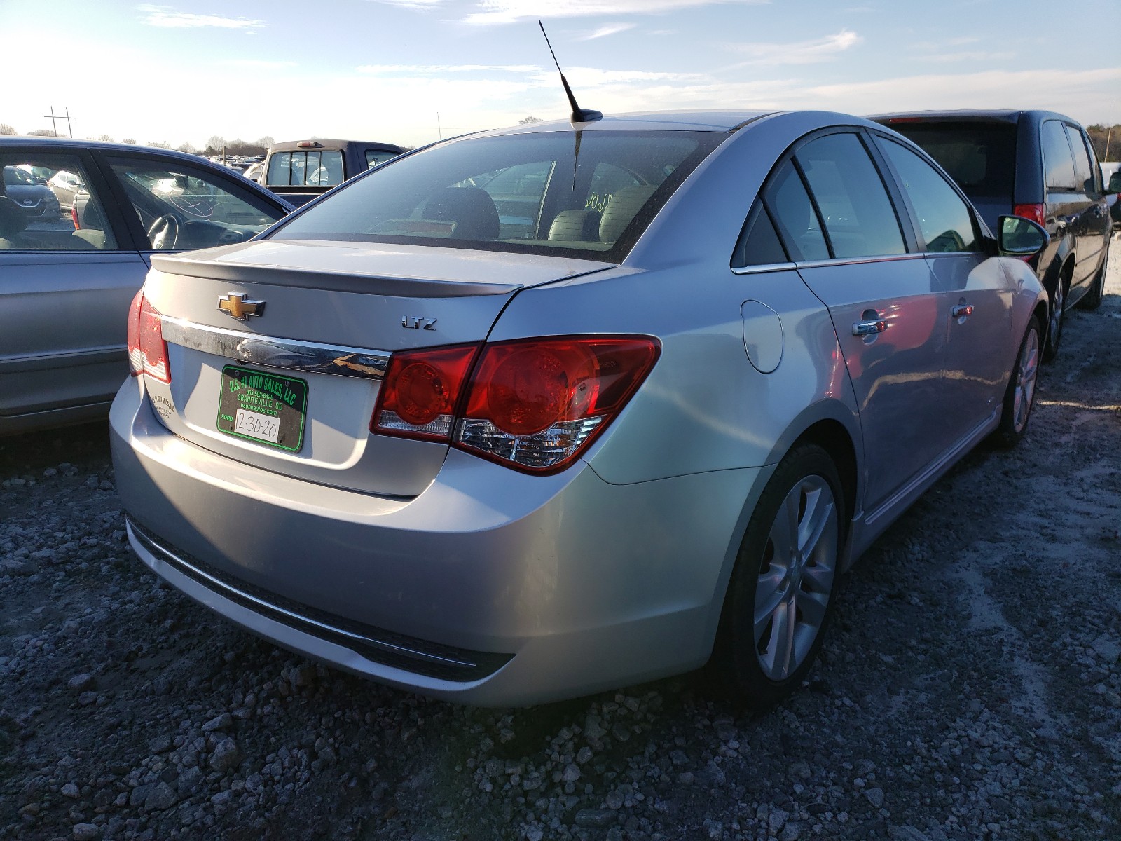 Photo 3 VIN: 1G1PG5SB5E7321819 - CHEVROLET CRUZE LTZ 