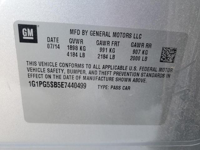 Photo 11 VIN: 1G1PG5SB5E7440499 - CHEVROLET CRUZE LTZ 