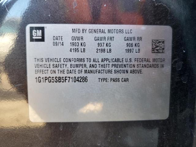 Photo 9 VIN: 1G1PG5SB5F7104286 - CHEVROLET CRUZE 