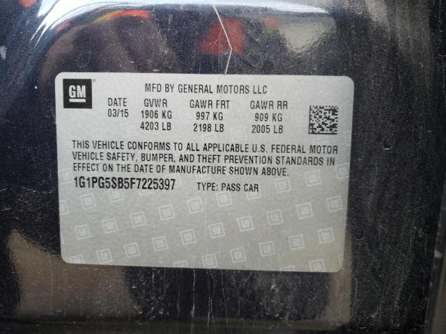 Photo 11 VIN: 1G1PG5SB5F7225397 - CHEVROLET CRUZE 