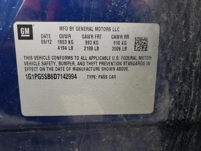 Photo 11 VIN: 1G1PG5SB6D7142994 - CHEVROLET CRUZE 